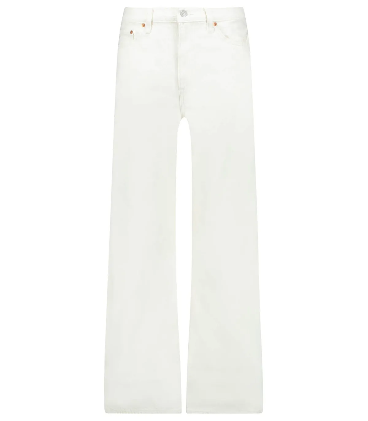 Levi Jean Ribcage Wide Leg Cream*Femme Bas