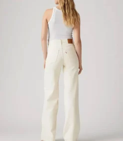 Levi Jean Ribcage Wide Leg Cream*Femme Bas