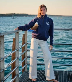 Levi Jean Ribcage Wide Leg Cream*Femme Bas