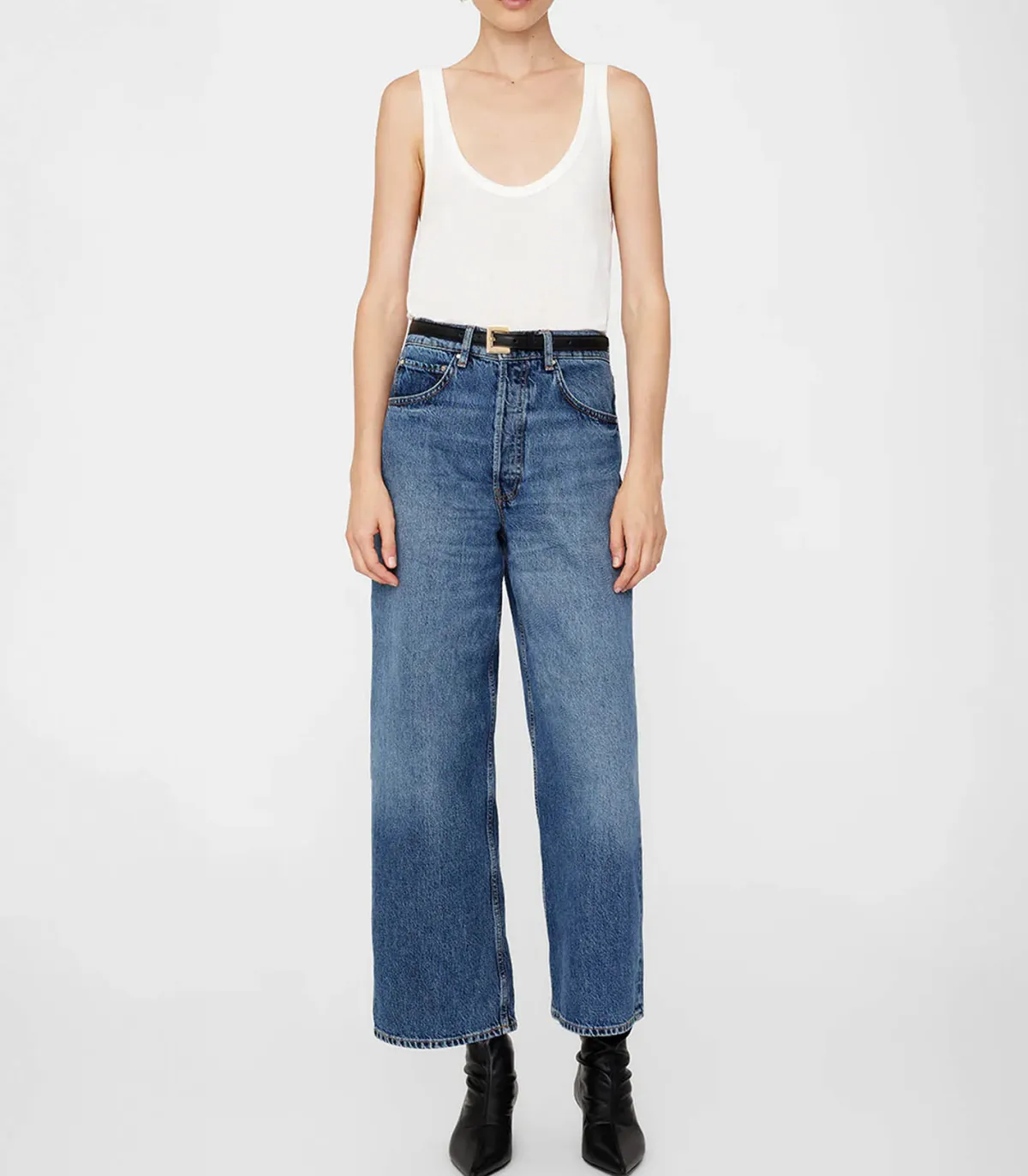 Anine Bing Jean Rick Depp Alto Blue*Femme Bas