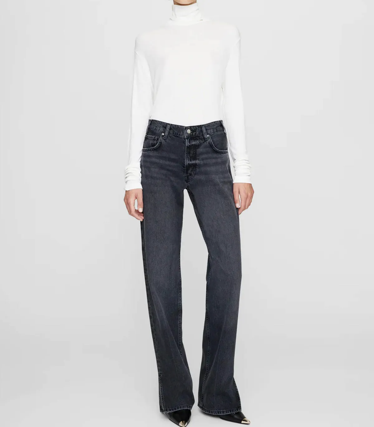 Anine Bing Jean Roy Shadow Grey*Femme Bas
