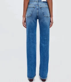 RE/DONE Jean 70s Ultra HighRise Wide Leg Indigo Storm*Femme Bas