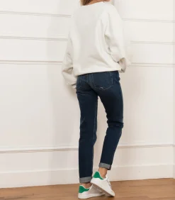 Frame Jean slim cropped Le Garçon Azure*Femme Bas