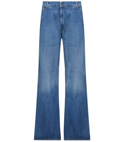ASKK NY Jean Wide Leg Pleated Cobra*Femme Bas