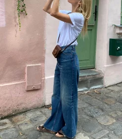 HAPPY HAUS Jean Wideleg Peacock*Femme Bas