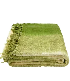 Originalhome Jeté de Canapé en Coton Recyclé Dégradé* Plaids & Couvertures