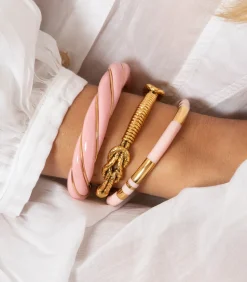 Aurélie Bidermann Jonc Positano Baby Pink*Femme Bracelets