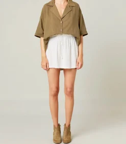 Maison Saint Julien Jupe courte Alexandrie Off White*Femme Bas