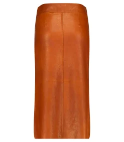 Isabel Marant Jupe en cuir Abacate Cognac*Femme Bas