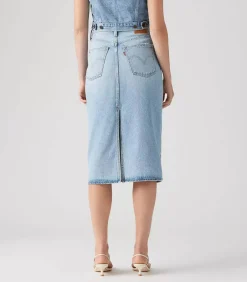 Levi Jupe en Jean Riveting Bleu*Femme Bas