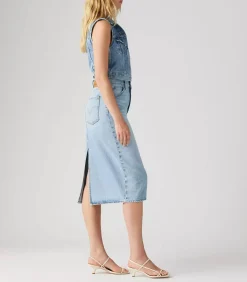 Levi Jupe en Jean Riveting Bleu*Femme Bas