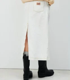 American Vintage Jupe Jozastreet Off White*Femme Bas