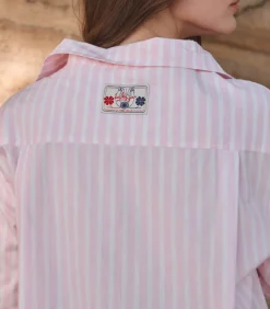 La Nouvelle Liquette Julia Pink Stripes*Femme Hauts