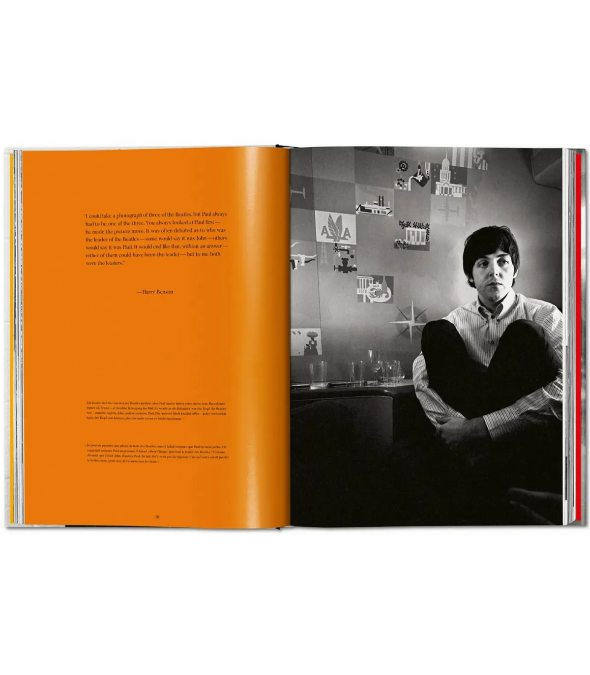 Taschen Livre Harry Benson. Paul* Beaux Livres