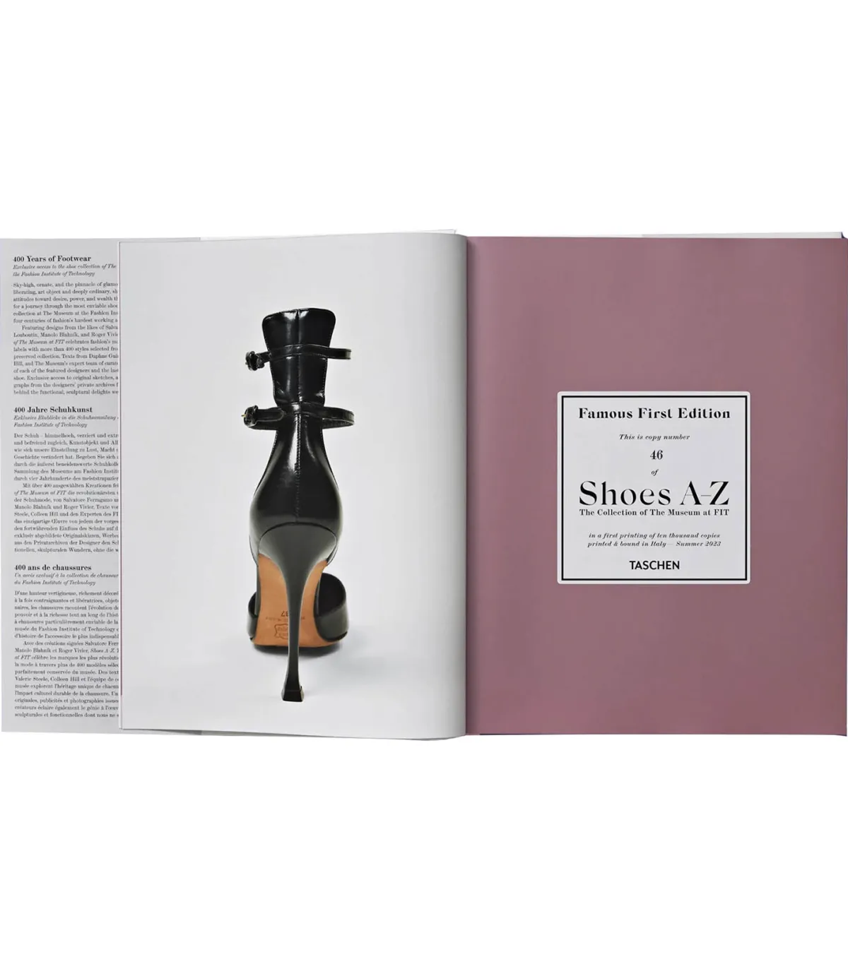 Taschen Livre Shoes A-Z. The Collection of The Museum at FIT* Beaux Livres