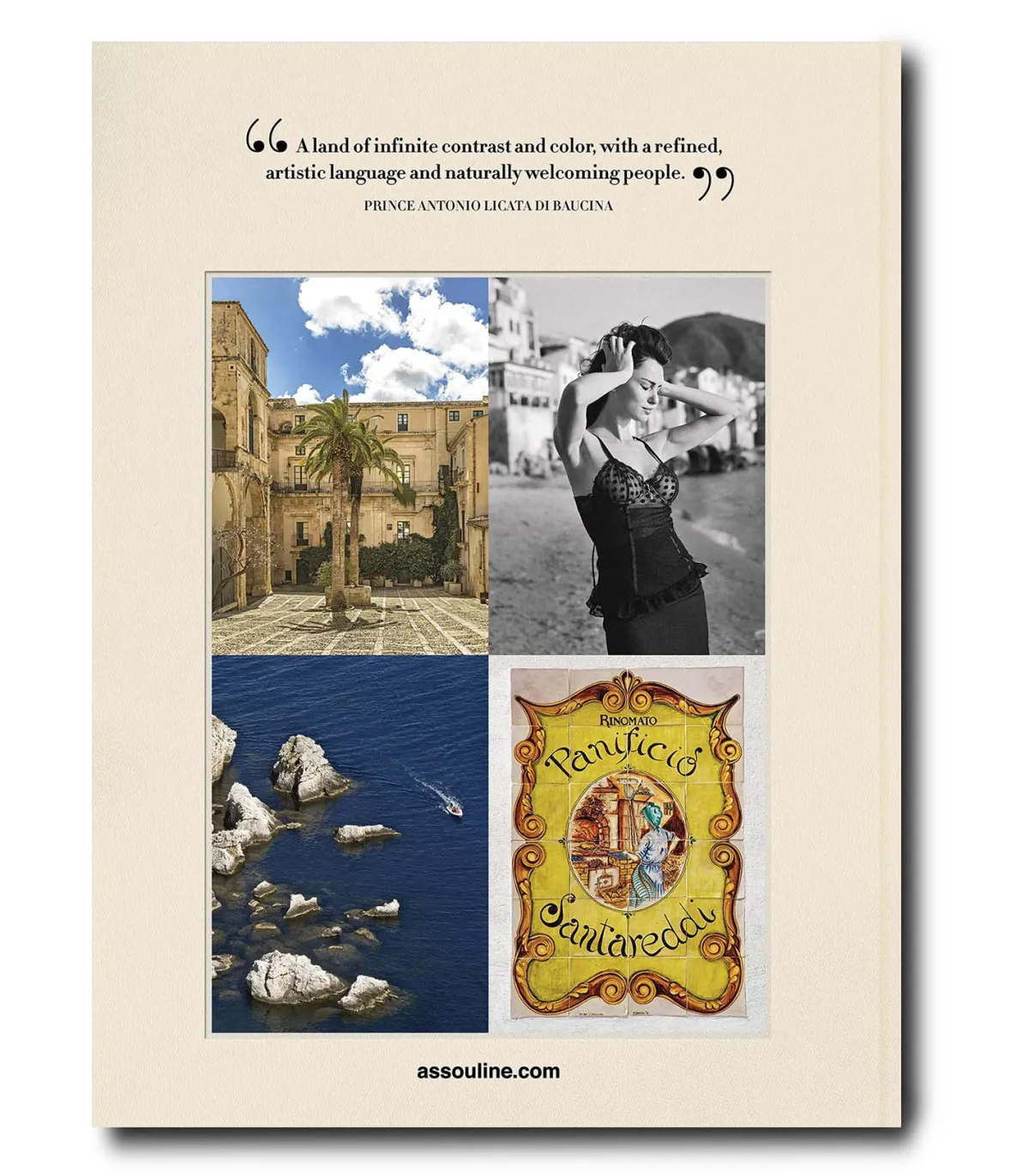 Assouline Livre Sicily Honor* Beaux Livres