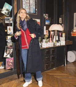 Roseanna Manteau Duffle Luxe Bieber Navy*Femme Manteaux & Vestes