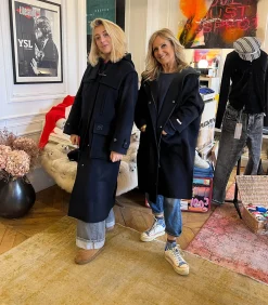 Roseanna Manteau Duffle Luxe Bieber Navy*Femme Manteaux & Vestes