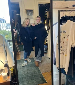 Roseanna Manteau Duffle Luxe Bieber Navy*Femme Manteaux & Vestes