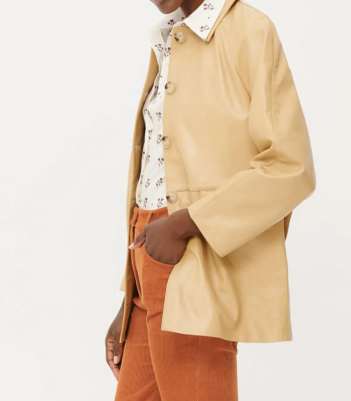 Alexa Chung Manteau en cuir Daphne*Femme Manteaux & Vestes