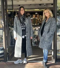 Mii Manteau en laine Baby Alpaga Marlene Grey*Femme Manteaux & Vestes