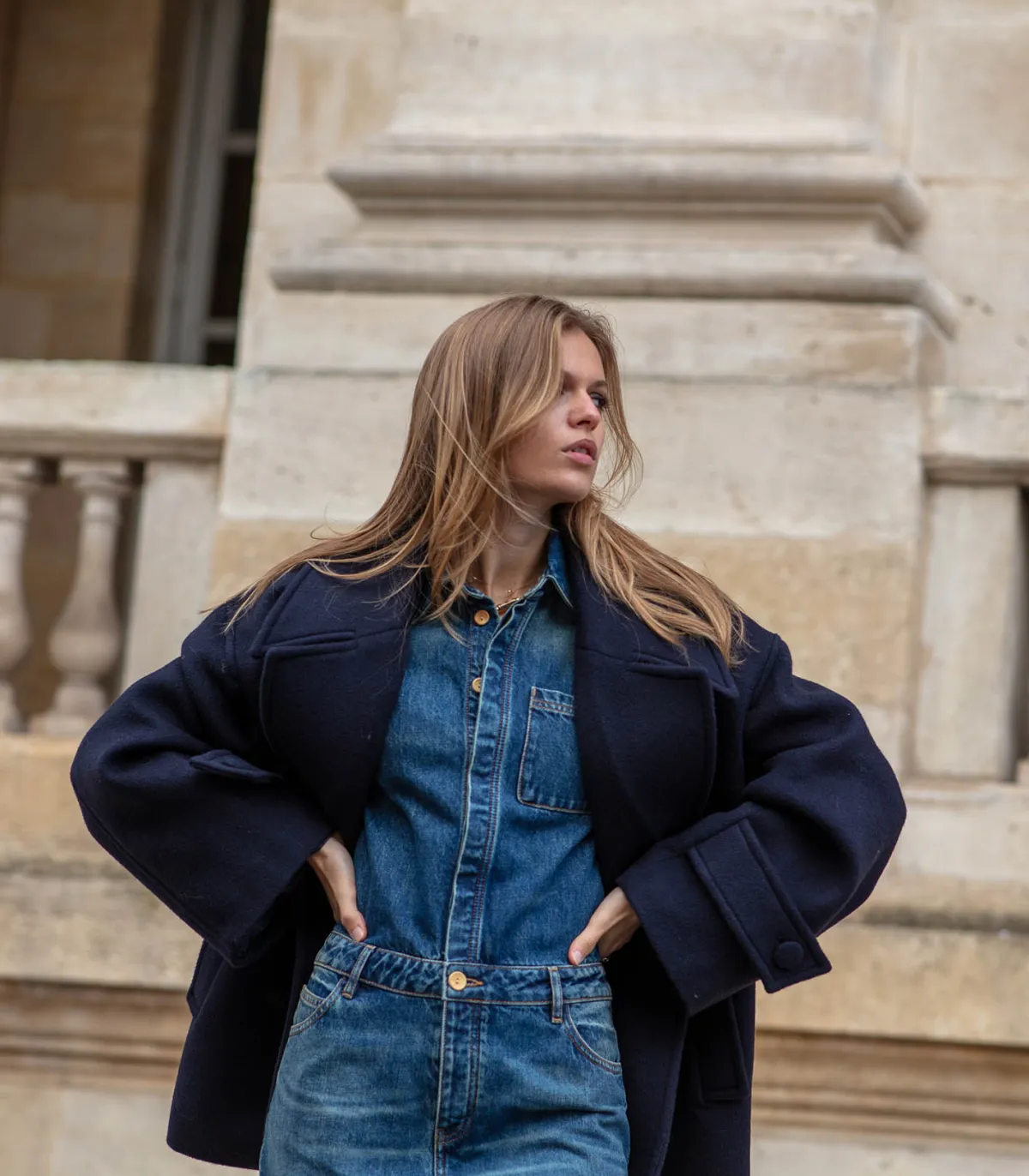 Margaux Lonnberg Manteau Jason Navy*Femme Manteaux & Vestes