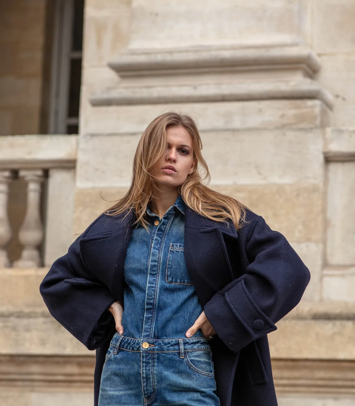 Margaux Lonnberg Manteau Jason Navy*Femme Manteaux & Vestes