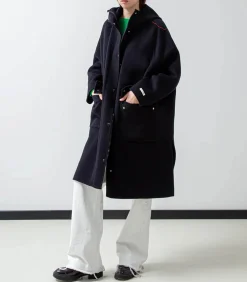 Paltò Manteau Violetta Bleu Marine*Femme Manteaux & Vestes