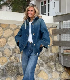 HAPPY HAUS Mini Parka Denim 5 years old*Femme Manteaux & Vestes