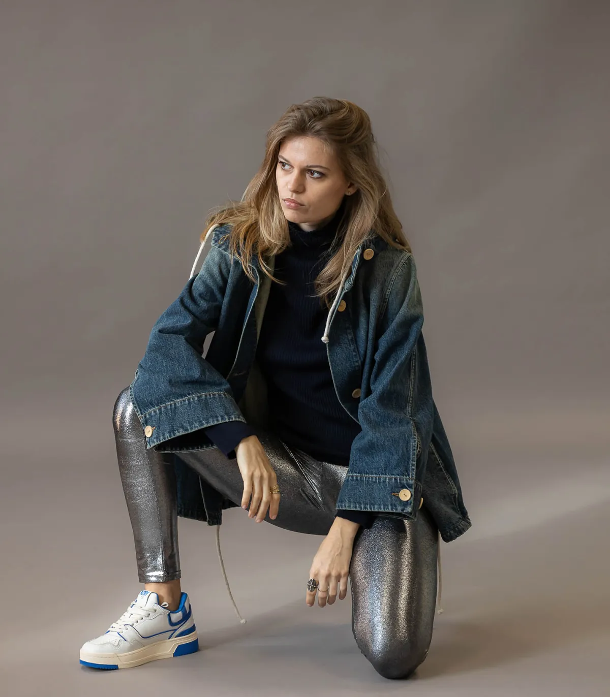 HAPPY HAUS Mini Parka Denim 5 years old*Femme Manteaux & Vestes