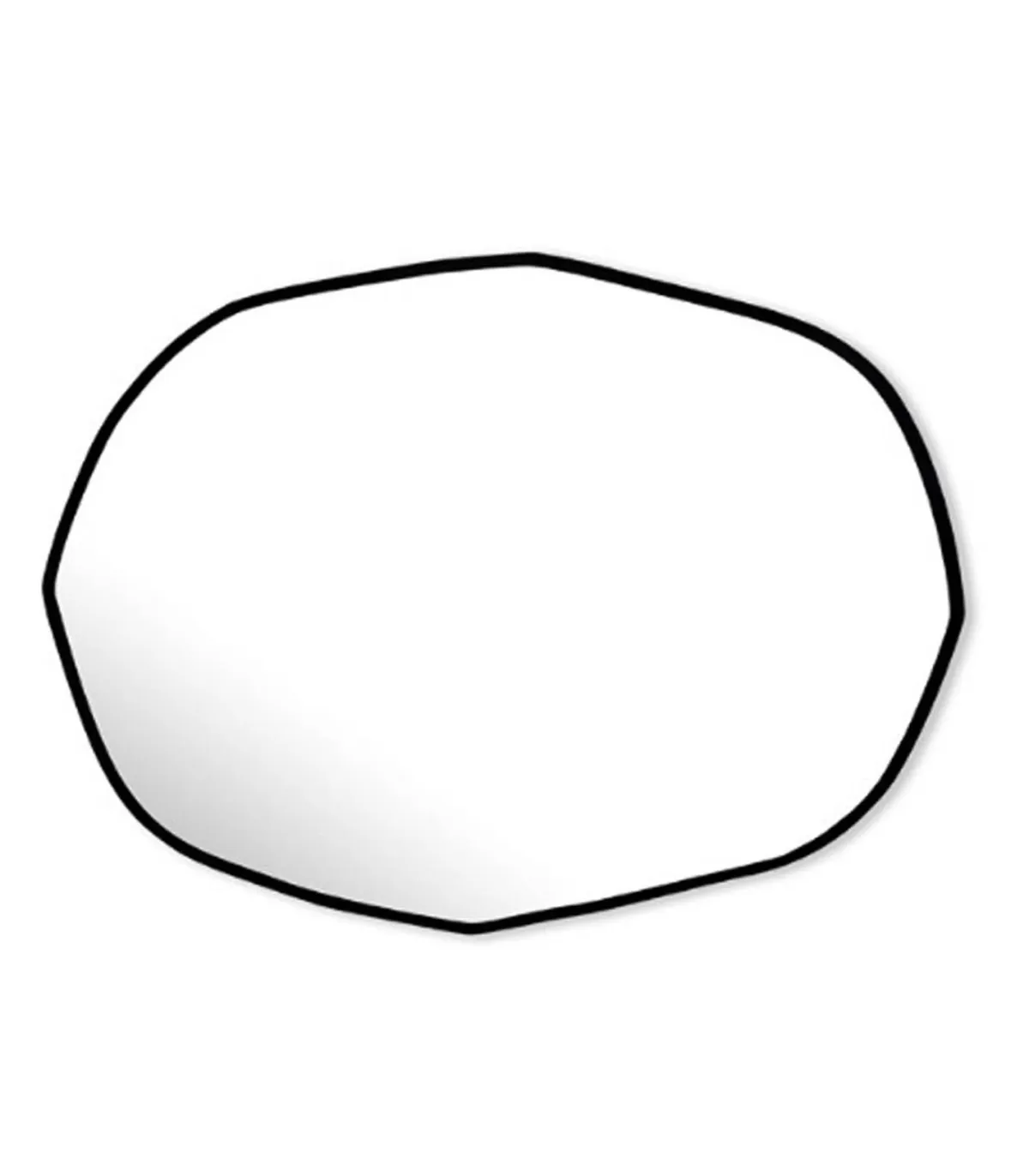 M Nuance Miroir biseauté irrégulier 66 x 85 cm* Mobilier