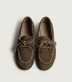 Posa Mocassins Boat en Daim Dark Brown*Femme Mocassins