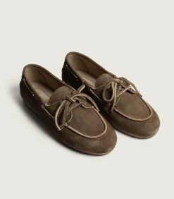 Posa Mocassins Boat en Daim Dark Brown*Femme Mocassins