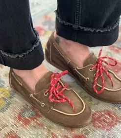 Posa Mocassins Boat en Daim Dark Brown*Femme Mocassins