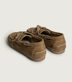 Posa Mocassins Boat en Daim Desert Tan*Femme Mocassins