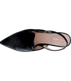 Alberta Ferretti Mule en velours gris*Femme Escarpins