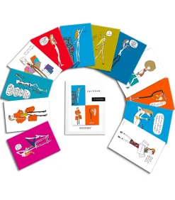 Image Republic Pack 12 Cartes postales Soledad Sac Orange* Cartes Postales