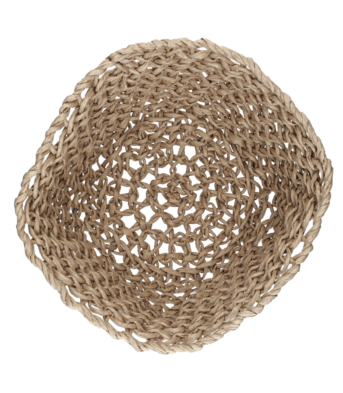 Best Before Panier Guipure 100% Papier recyclé Naturel* Rangements
