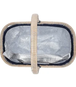 Les Jardins de la Comtesse Panier Vélo Isotherme Chantilly Rayures Marine* Accessoires De Voyage