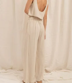 La Treille Maison Ensoleillée Pantalon Alba Beige*Femme Bas