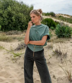 La Treille Maison Ensoleillée Pantalon en Velours Bicolore Luigi*Femme Bas