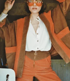 La Treille Maison Ensoleillée Pantalon en Velours Bicolore Luigi*Femme Bas