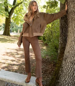 Utzon Pantalon Luca Caramel*Femme Bas