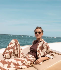 La Treille Maison Ensoleillée Pantalon Tamara Imprimé Seventies*Femme Bas