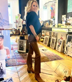 Frame Pantalon The Leather Reboot Cedar*Femme Bas