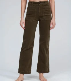 ASKK NY Pantalon Velours Côtelé Sailor Safari Green*Femme Bas