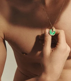Pascale Monvoisin Pendentif Faro Green*Femme Pendentifs|Bijoux