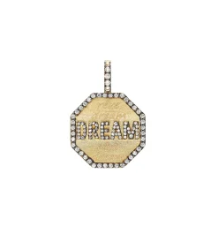 Feidt Paris Pendentif Dream Or jaune Saphirs blancs*Femme Pendentifs