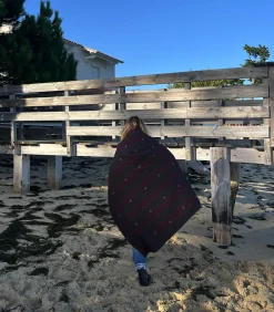 Bsbee Plaid Blanket wine* Plaids & Couvertures