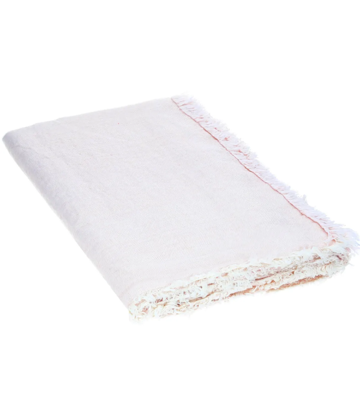 Maison de Vacances Plaid vice versa en lin lavé froissé Panty/Givré 140 x 250 cm* Plaids & Couvertures